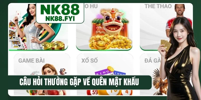 Câu hỏi thường gặp về quên mật khẩu
