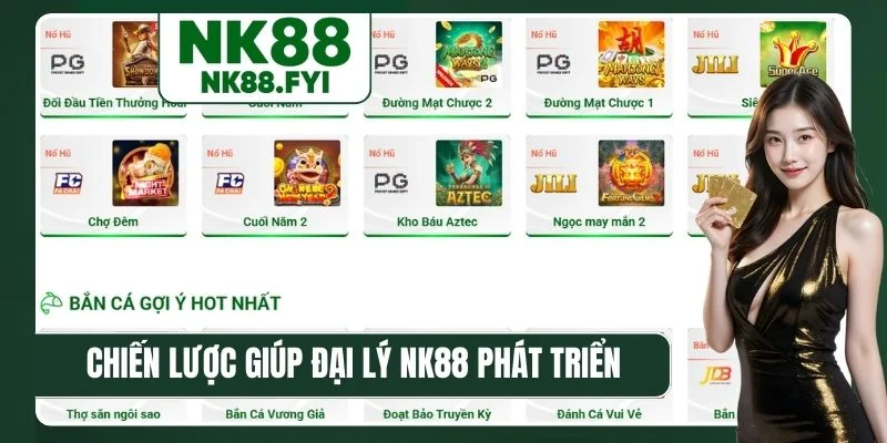 Chiến lược giúp đại lý NK88 phát triển
