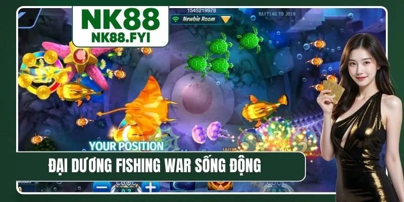 Đại dương Fishing War sống động, kích thích thị giác