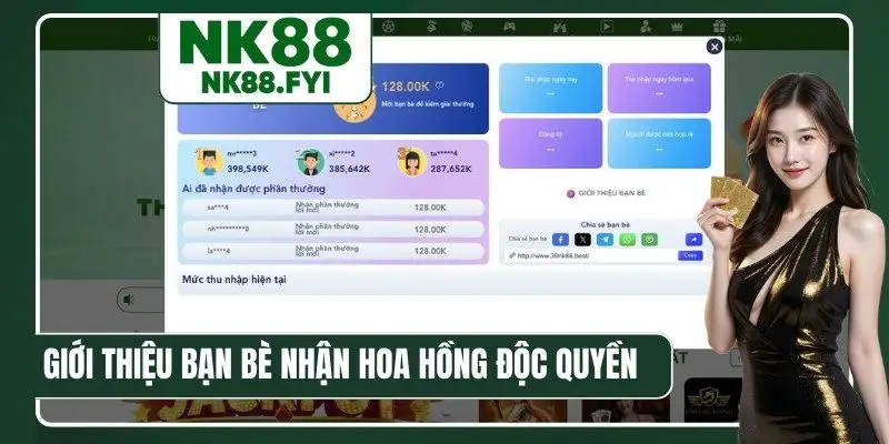 Giới thiệu bạn bè nhận hoa hồng độc quyền